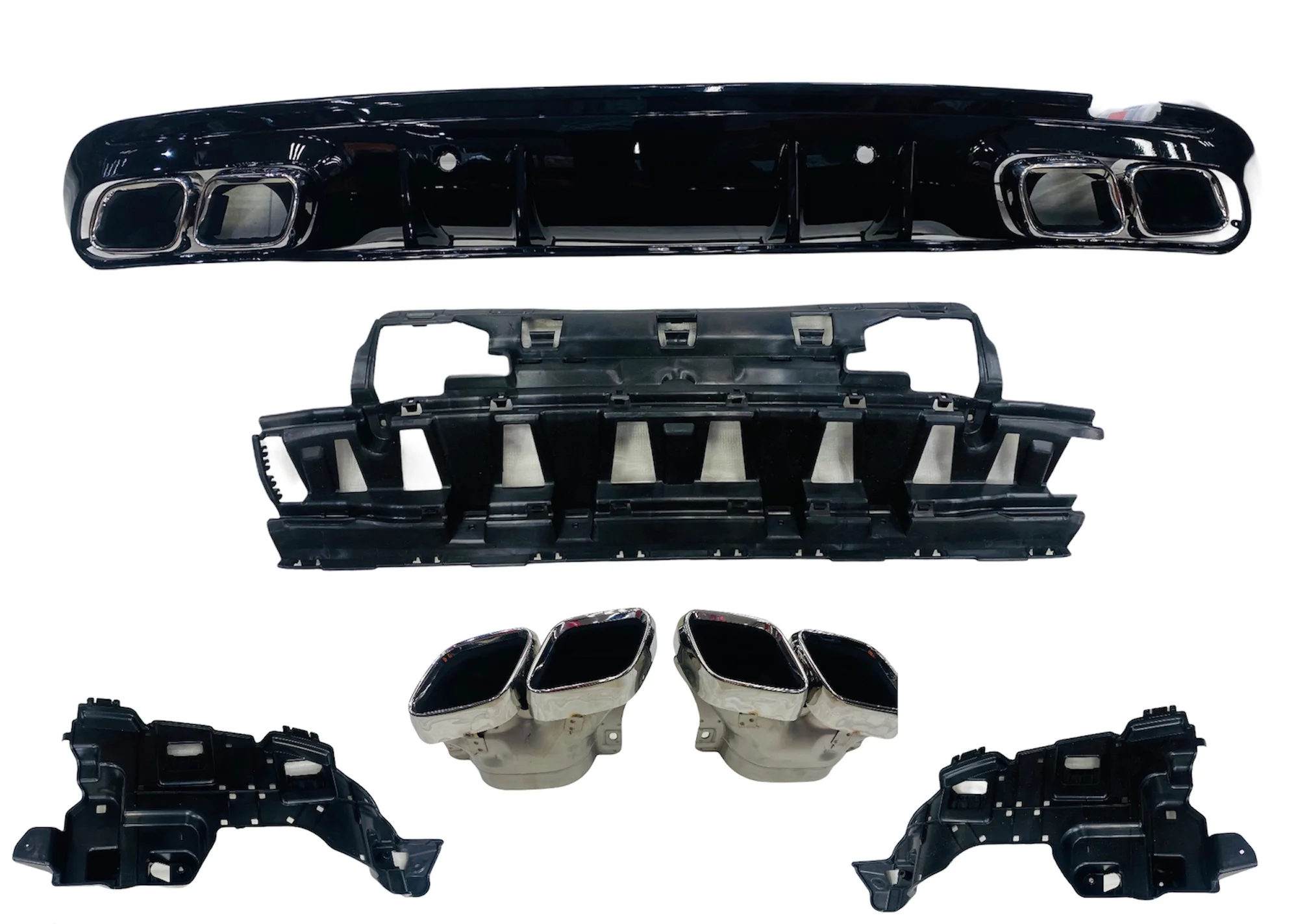 MERCEDES W205 TO C63 REAR DIFFUSER - Image 2