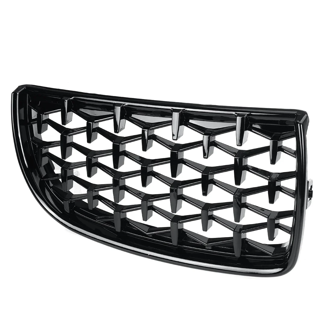 MILLION STAR KIDNEY GRILLS SUITABLE FOR BMW E90 05-08  GLOSS BLAC - Image 5