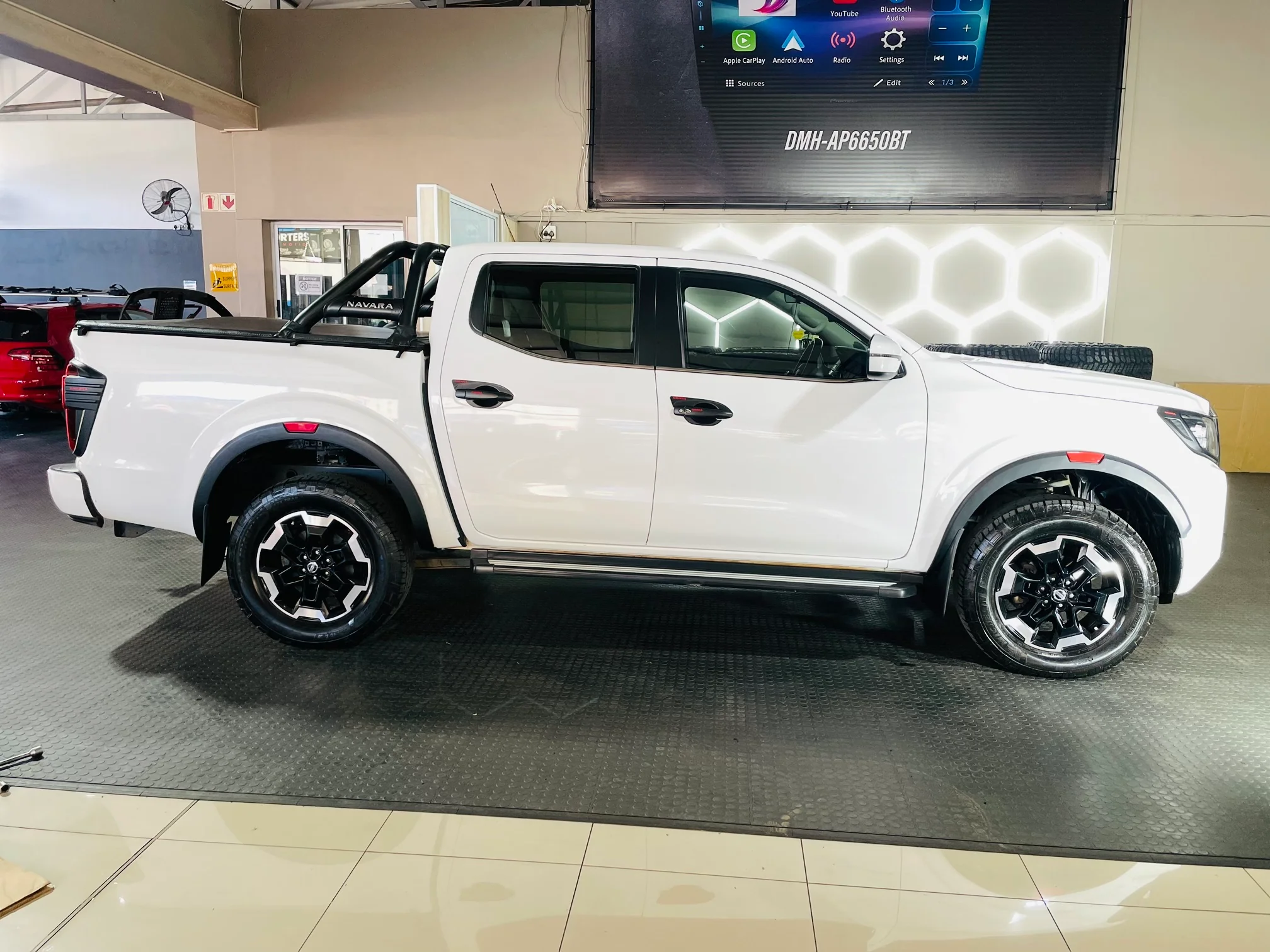Nissan Navara PRO 4x Style 2021+ Fender Flares With Red Inserts - Image 12