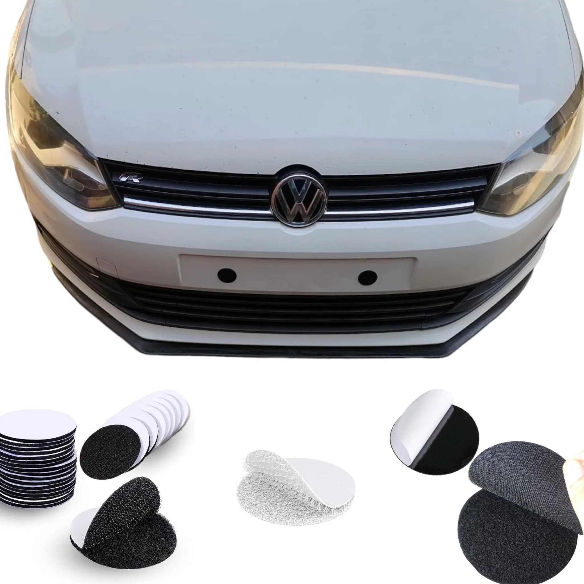 NUMBERPLATE VELCRO DISCS - Image 2