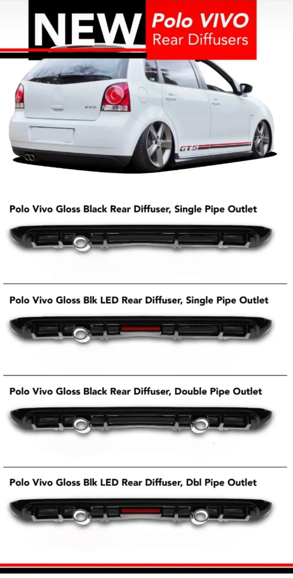POLO 9N AS TYPE R REAR APPRON - Image 8