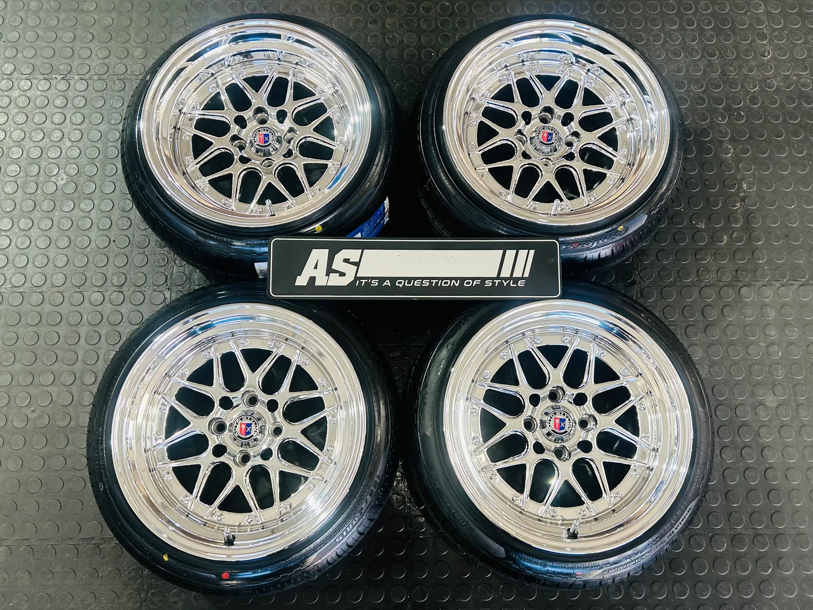 RIM & TYRE COMBO DEAL 15” 5039CHROME 4x100 & 4x114 + 165/50/15 COMFORSER TYRES - BRAND NEW - Image 2