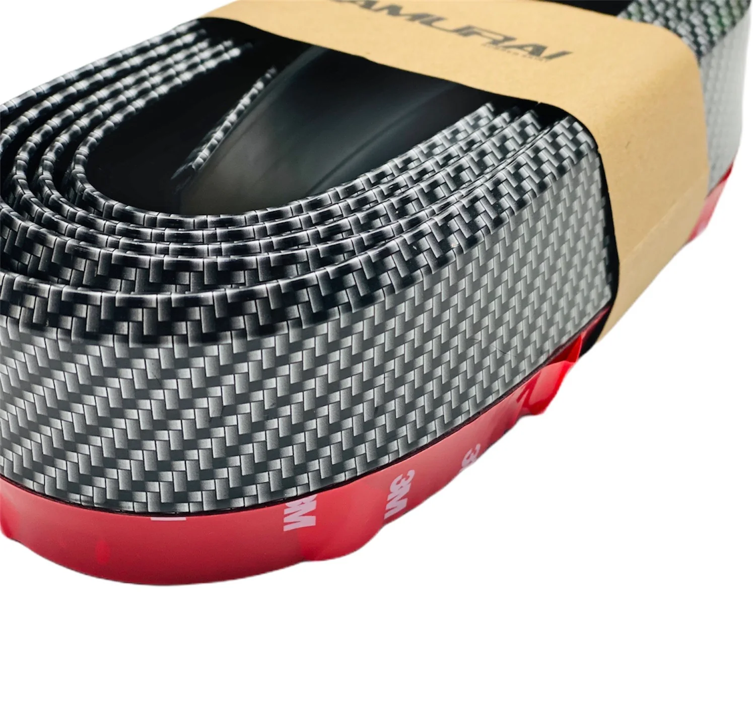 SAMURAI UNIVERSAL RUBBER FRONT SPOILER CARBON - Image 2