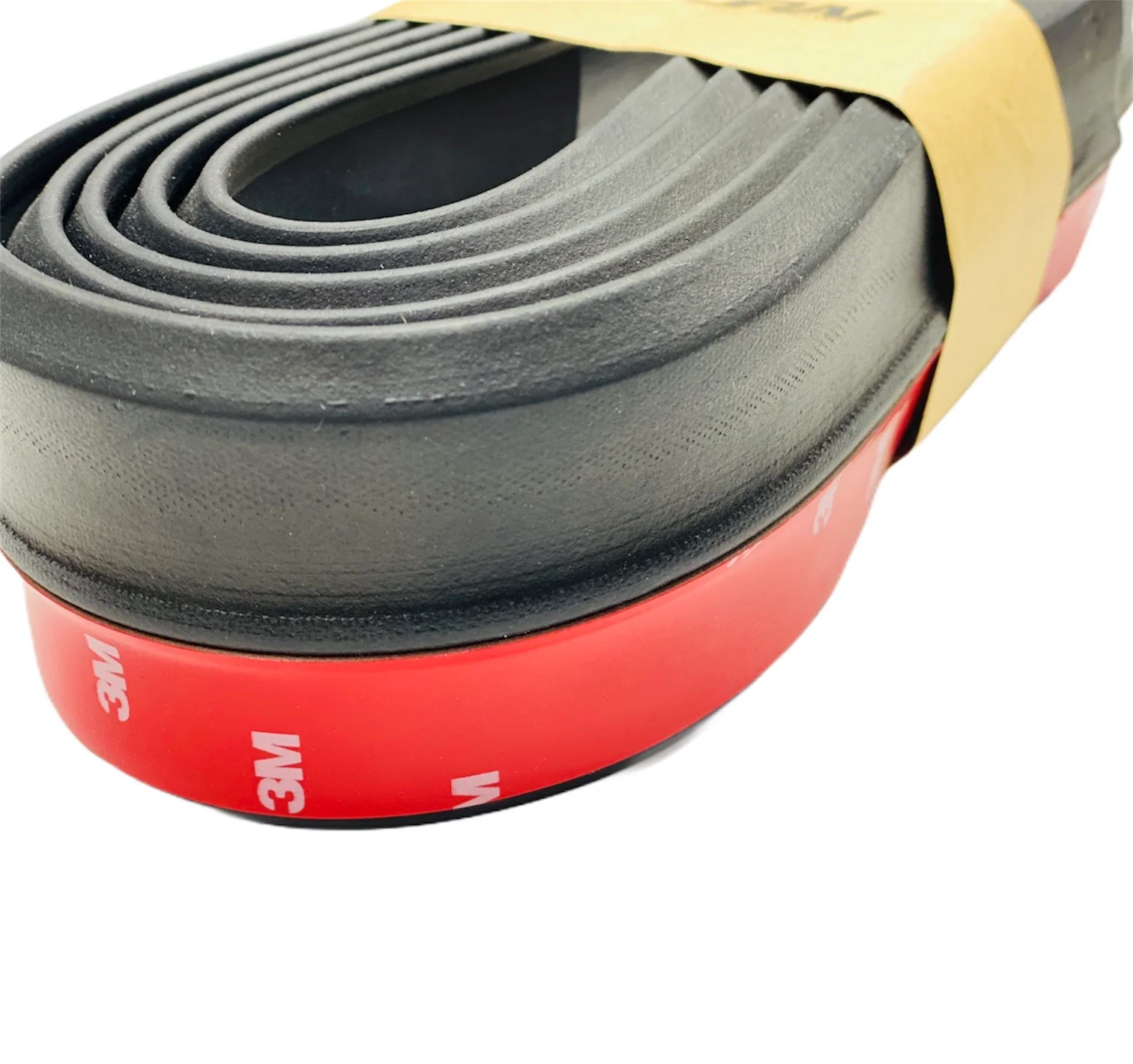 SAMURAI UNIVERSAL RUBBER FRONT SPOILER MATT BLACK - Image 2