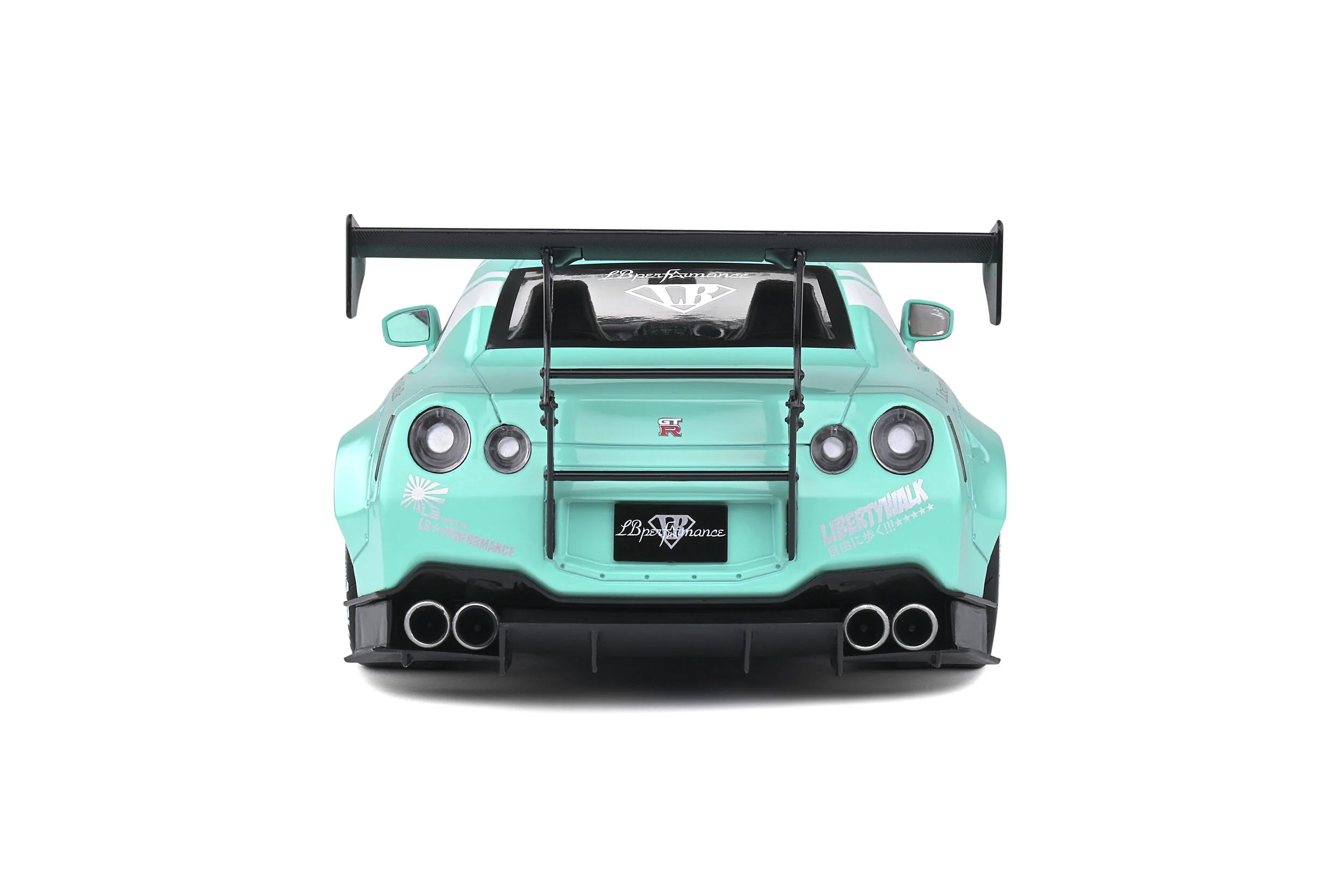 SOLIDO 1:18 SCALE MODEL CAR NISSAN GTR35 LB WALK - Image 8