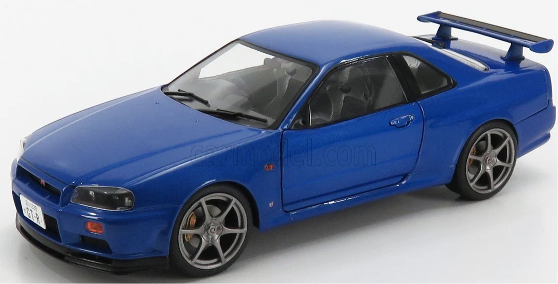SOLIDO 1:18 SCALE MODEL CAR NISSAN GTR R34 (1999) - Image 6