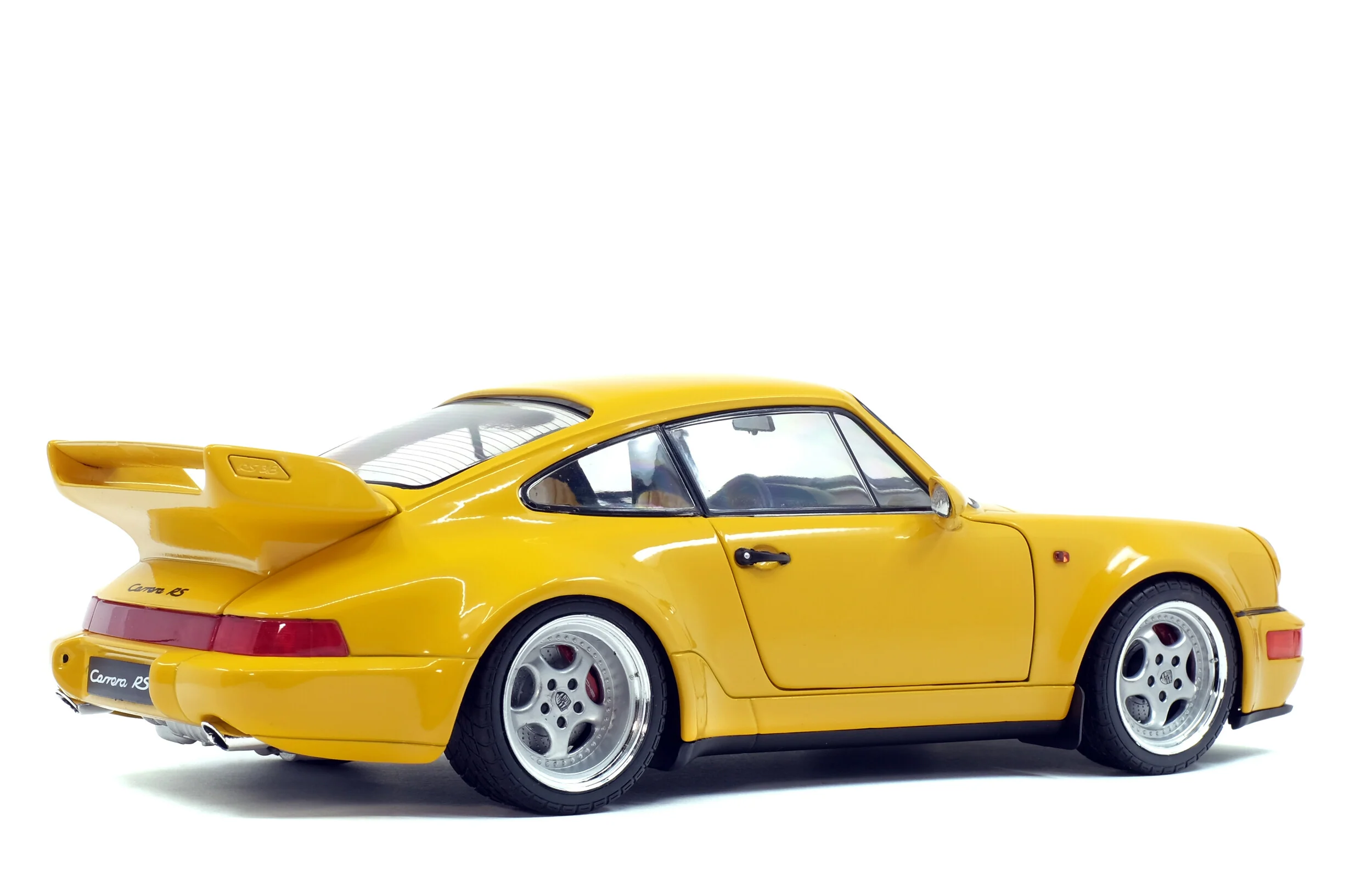 SOLIDO 1:18 SCALE MODEL CAR PORSCHE 911/964 RS3.8 1990 - Image 8