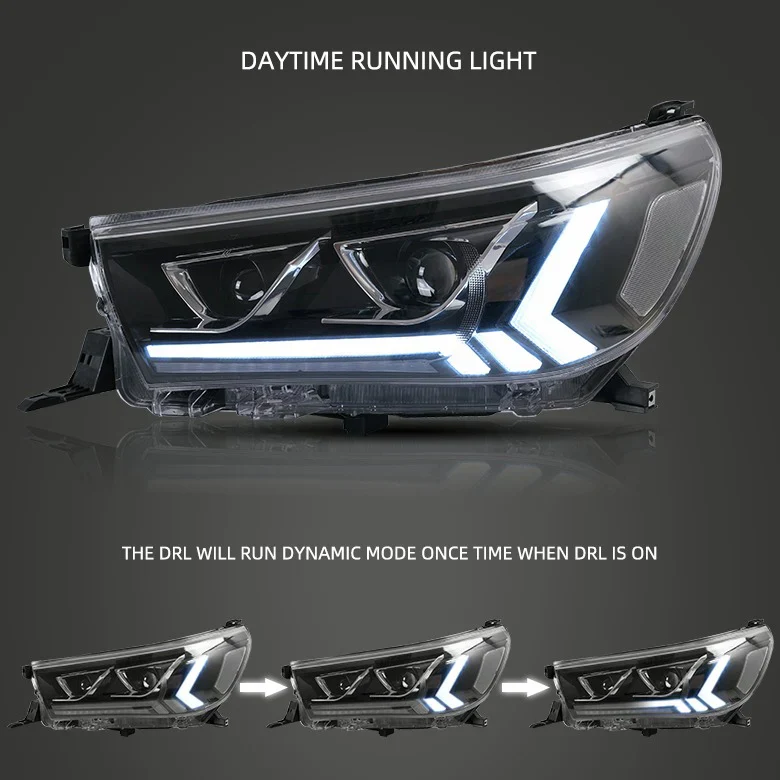 VLAND LED Headlights For 2015-2020 Toyota Hilux Front Lights - Image 13