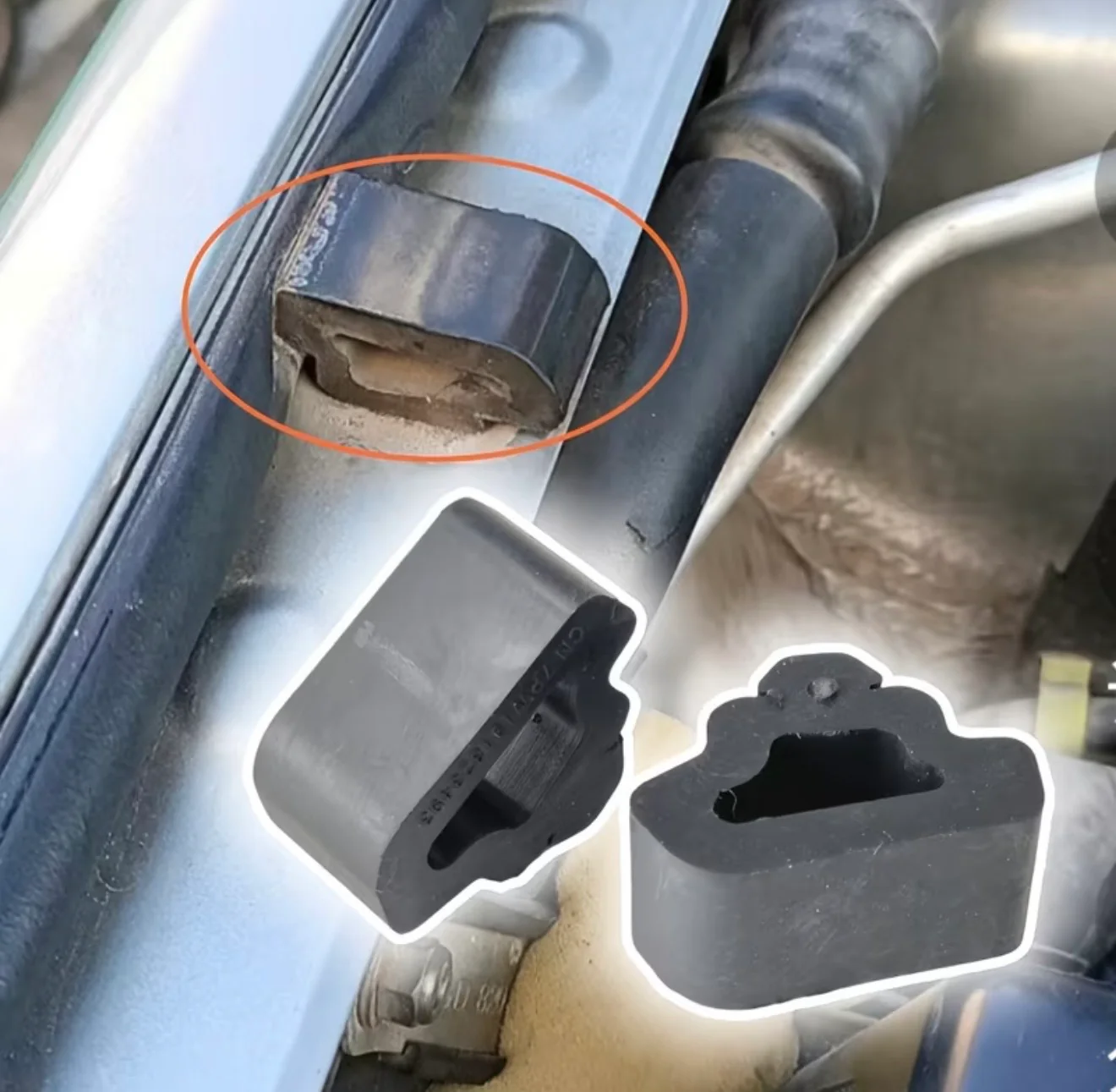 VW GOLF BONNET BUMP STOP RUBBER sold in a pair - Image 5