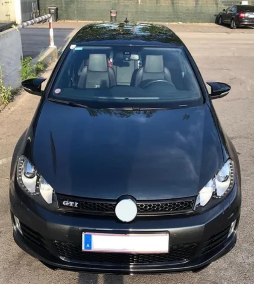 VW GOLF MK 6  M4 / BATMAN MIRROR COVERS GLOSS BLACK - Image 3