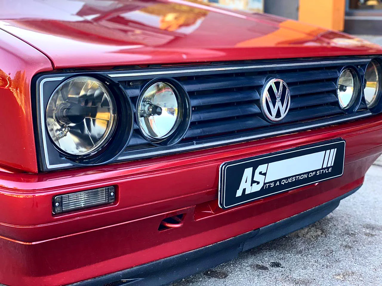 VW MK1 GOLF INNER H/L SMOKED - Image 2