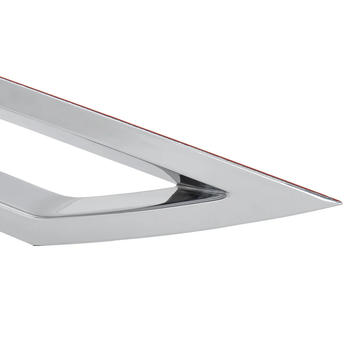 VW POLO 8 TSI TO R-LINE UPGRADE REAR DIFFUSER CHROME TRIMMING - Image 7